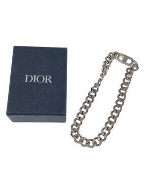 Dior ID Icon Chain Necklace Silver